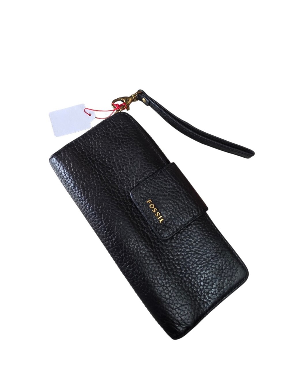 Fossil Black Wallet Wrist Strap